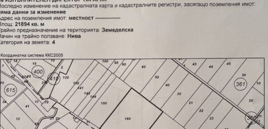 Парцел за продажба, С. Драговищица, София